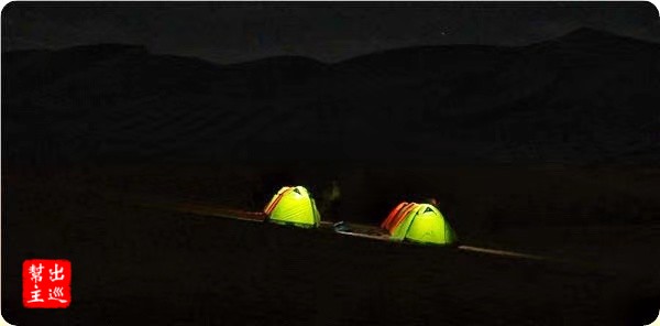 人生第一次在沙漠露營的睡覺體驗。