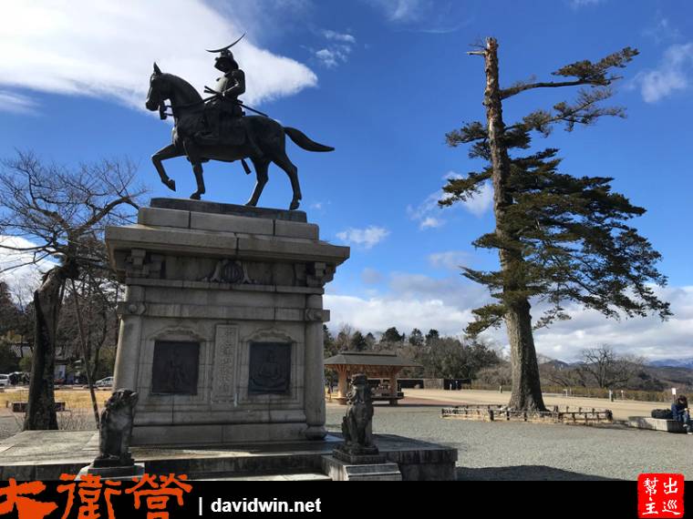 伊達政宗的騎馬雕像