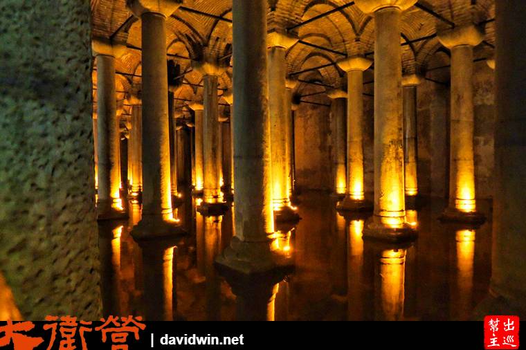 【土耳其|伊斯坦堡】封印女妖美杜莎的地下水宮殿：Yerebatan Sarnıcı