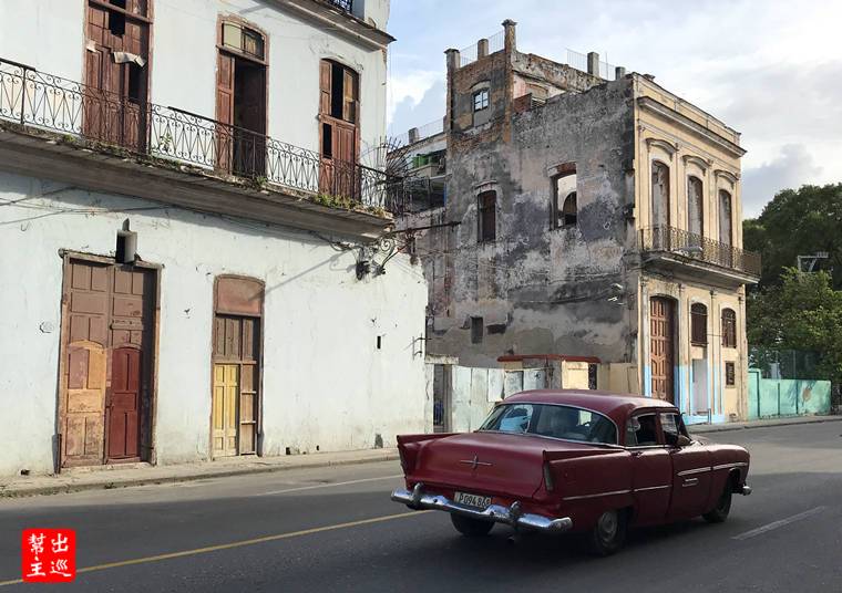 古巴復古老爺車